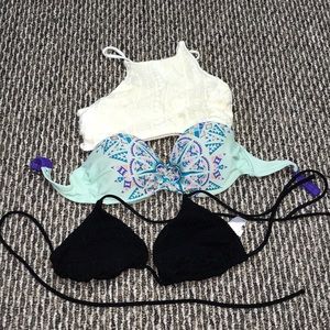 Bundle of bathing suit tops